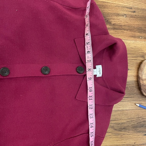 J. Crew Raspberry button down Knit Blazer - Picture 4 of 5